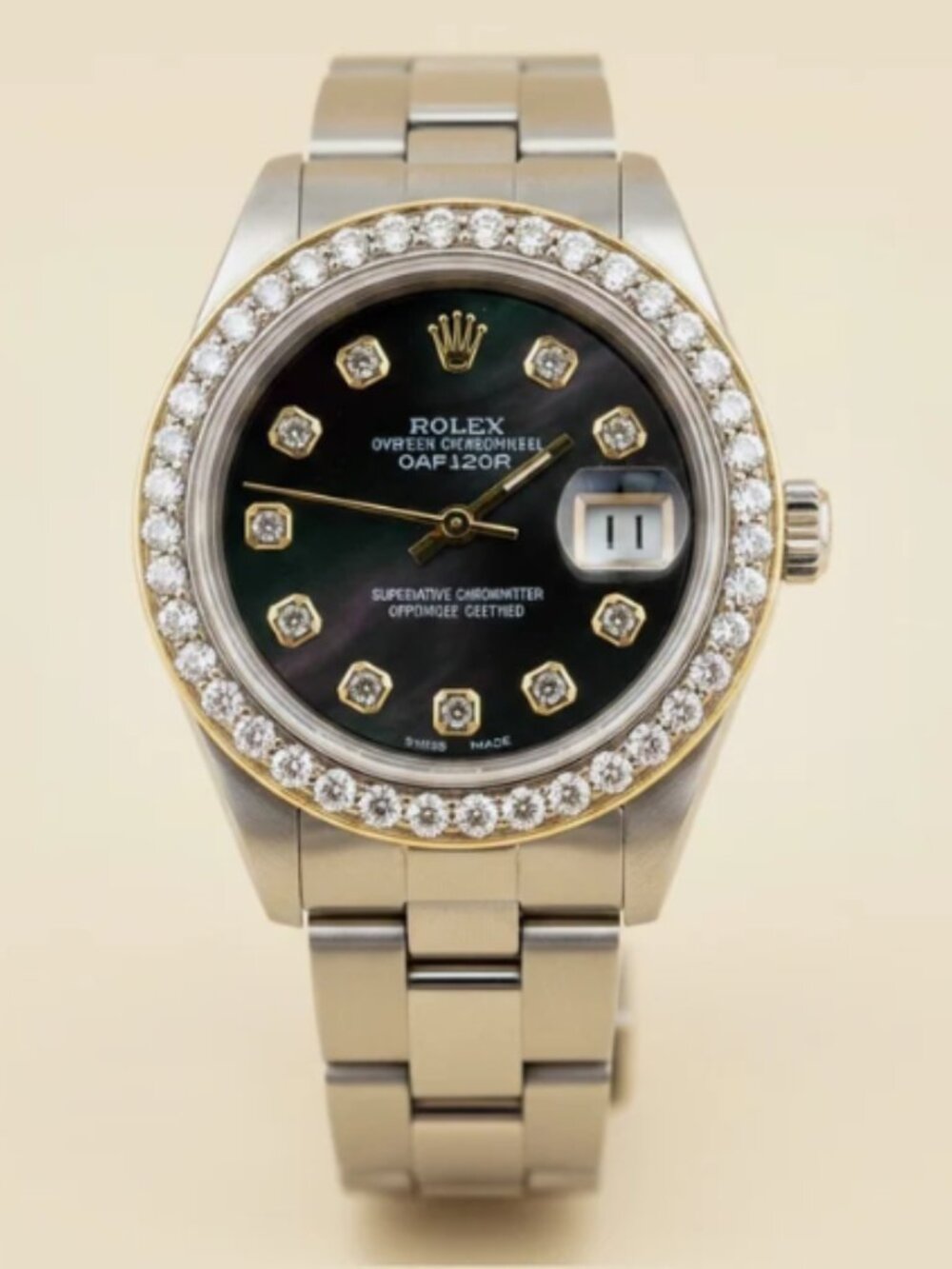 Rolex Ladies Diamond Mother of Pearl Watch Classic Elegance - Picture 2 of 3